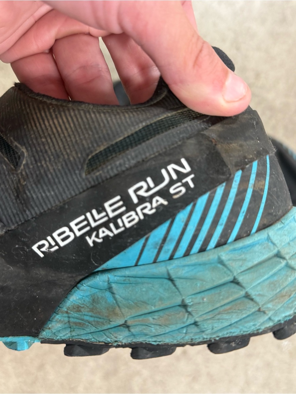 Scarpa Ribelle Run Kalibra ST men’s Sz 9 Trail, Fell Sky Off-Road Running - Picture 8 of 9